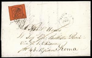 PALOMBARA, Cart. punti 13 - 10 cent. (17), ... 