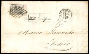 1859 - Lettera da Bologna a Schio ... 