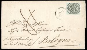 INCOMING MAIL PONTIFICIO 1859 - 6 baj grigio ... 