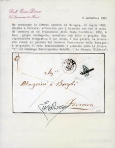 1859 - Lettera da Bologna a ... 