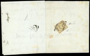 1859 - 1/2 baj giallo paglia (1), perfetto, ... 