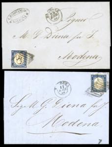 1860 - 20 cent. IV emissione di Sardegna ... 