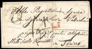 INCOMING MAIL REPUBBLICA CECA 1858 - Lettera ... 