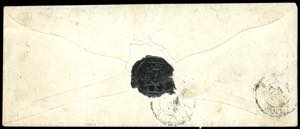 1853 - 5 cent. nero, coppia ... 