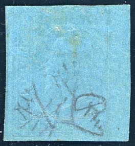1853 - 20 cent. azzurro (5), ... 