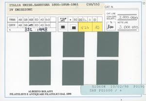 1861/63 - IV emissione, serie ... 