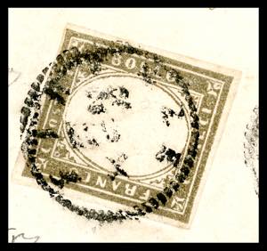 1861 - 10 cent. grigio bistro ... 