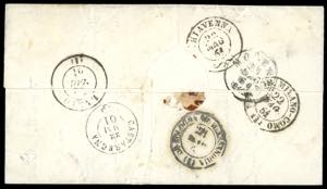 1861 - 20 cent. azzurro scurissimo ... 