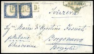 1861 - 20 cent. azzurro scurissimo (15c), ... 