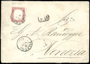 1863- Lettera da Palermo per Venezia ... 
