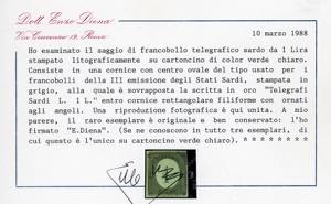 SAGGI 1858 - 1 lira saggio di ... 