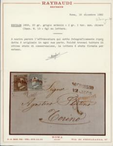 1859 - 20 grana grigio ardesia, 2 ... 