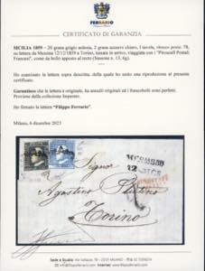 1859 - 20 grana grigio ardesia, 2 ... 