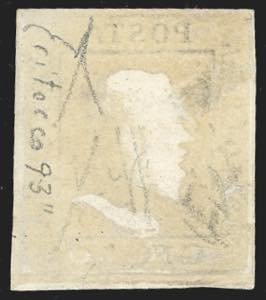 1859 - 50 grana lacca bruno, ... 