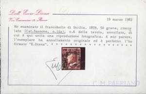 1859 - 50 grana cioccolato (14a), ... 