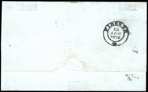 1856 - 2 crazie azzurro su carta ... 