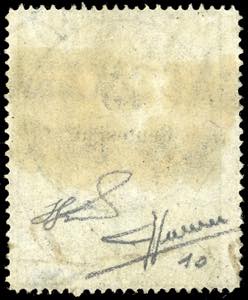 1854 - 75 cent. verde e nero, ... 