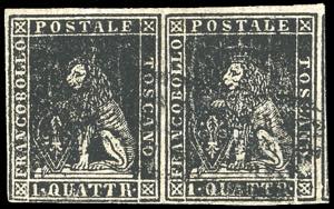 1857 - 1 quattrino nero, II emissione (10), ... 