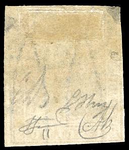 1857 - 1 soldo ocra, II emissione ... 