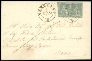 1859 - Lettera da Manciano per Roma del 1 ... 