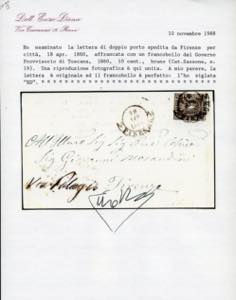 1860 - 10 cent. bruno (19), ... 