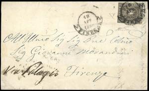 1860 - 10 cent. bruno (19), perfetto e ben ... 