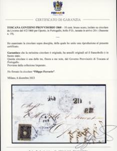 1860 - 10 cent. bruno (19), un po ... 