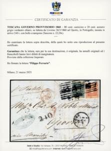 1860 - 80 cent. carnicino, ... 