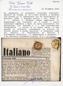 1855 - 2 soldi nero (1), perfetto, ... 