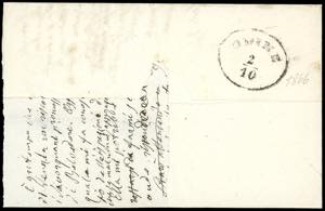 1866 - Lettera, parzialmente ... 