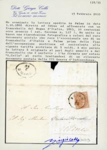 1866 - Lettera, parzialmente ... 