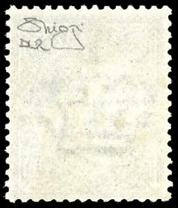 1863 - 5 cent. De La Rue, tiratura ... 