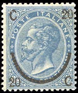 1865 - 20 cent. su 15 cent. Ferro di ... 