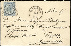 1866 - 20 cent. su 15 cent. Ferro di ... 