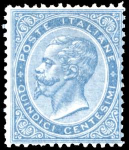 1865 - 20 cent. su 15 cent. Ferro ... 
