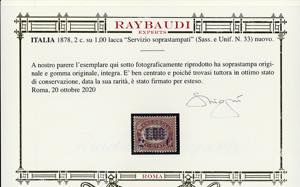 1878 - Servizio soprastampati, ... 