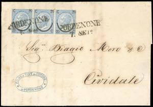 1866 - 20 cent. su 15 cent. Ferro di ... 
