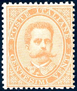 1879 - 20 cent. Umberto I (39), nuovo, gomma ... 