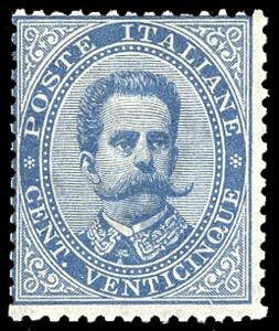 1879 - 25 cent. Umberto I (40), nuovo, gomma ... 