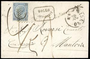 1866 - 20 cent. su 15 cent. Ferro di ... 