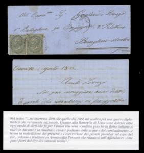 1866 - 5 cent. De La Rue, tiratura di Londra ... 