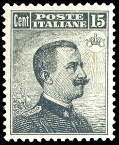 1909  - 15 cent. Michetti, II tipo (86), ... 