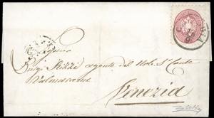 1866 - 5 soldi rosa, dent. 9 1/2 (43), ... 