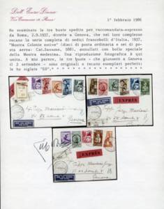 1937 - Colonie Estive, serie ... 