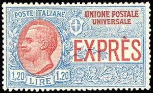 1922 - 1,20 lire, non emesso (8), buona ... 