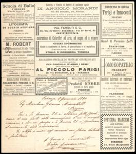 CARTOLINE DI PUBBLICITA 1890 - 20 ... 