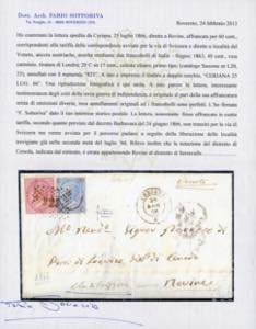 1866 - Lettera da Ceriana ... 