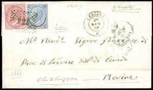 1866 - Lettera da Ceriana (Imperia) per ... 