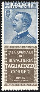 1924 - 25 cent. Tagliacozzo (8), buona ... 