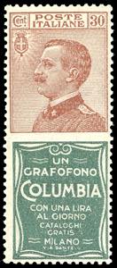 1924 - 30 cent. Columbia (9), nuovo, gomma ... 